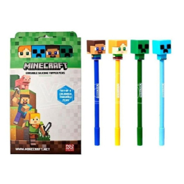 Комплект 4 химикала с гума Minecraft 