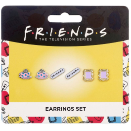 Обеци Friends комплект The Carat Shop 