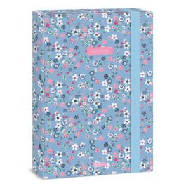 Кутия с ластик A4 Ars Una Pearl Blossom Blue (5376) 24