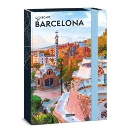 Кутия с ластик А4 Ars Una Cityscape - Barcelona 