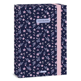 Кутия с ластик А4 Ars Una Navy bloom (5561) 