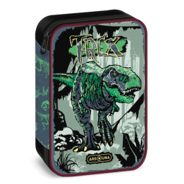 Ученически несесер с един цип на две нива Ars Una T-Rex (5346) 24 