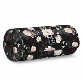 Ученически несесер ролка Ars Una Flowery Black (5374) 