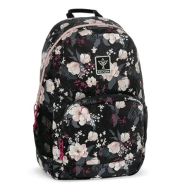 Ученическа раница Flowery Black (5374) - Ars Una