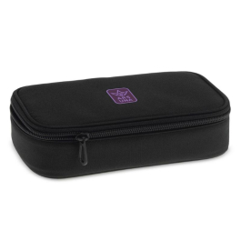 Голям объл несесер Ars Una Girl Black-Violet Cordura 