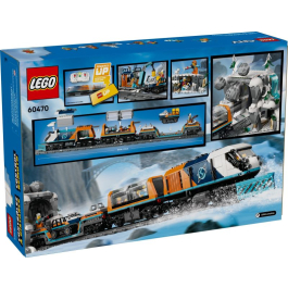 LEGO® City 60470 - Полярен експресен влак за арктически изследователи