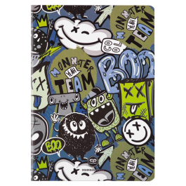 Тетрадка А5 Coolpack мека корица PP 32 л. ред Monster Team