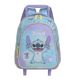 Мини раница на колела Stitch Let's go