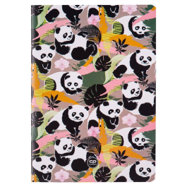 Тетрадка А5 Coolpack мека корица PP 32 л. ред Panda Gang