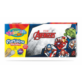 Пластилин The Avengers 12 цвята Colorino