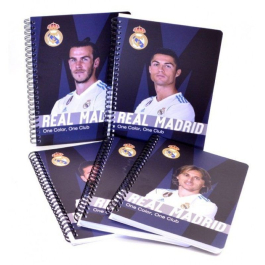 Тетрадка А5 спирала Real Madrid 