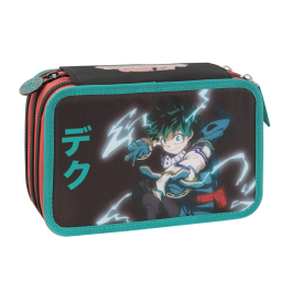 Ученически несесер My Hero Academia Izuku One for All със съдържание.