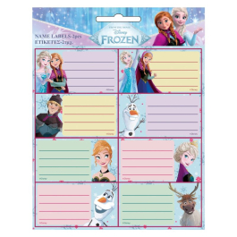 Етикети за тетрадки Frozen Color (16 броя)
