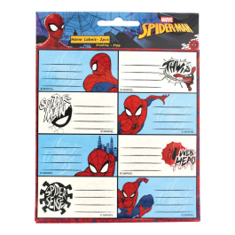 Етикети за тетрадки Spiderman (16 броя)