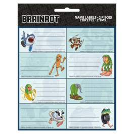 Етикети за тетрадки Toikido Brainrot (16 броя)