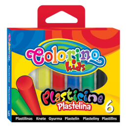  Пластилин Colorino 6 цвята