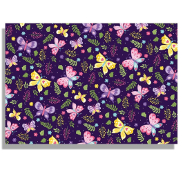 Блок за рисуване №4 Rainbow - Butterflies, 190 g, 10 листа