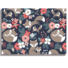 Блок за рисуване №4 Rainbow - Foxes, 190 g, 10 листа