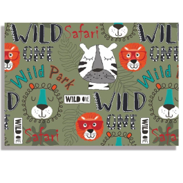 Блок за рисуване №4 Rainbow - Wild Park, 190 g, 10 листа