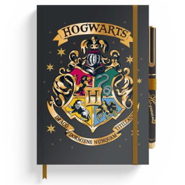 Premium комплект Harry Potter Hogwarts тетрадка A5 с химикал