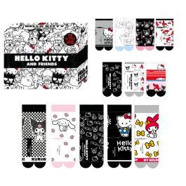 Подаръчна кутия 12 чифта чорапи Hello Kitty 35/41