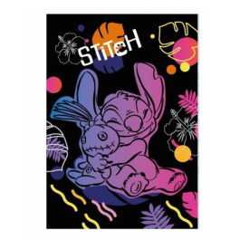 Тетрадка A5 32 листа, малки квадратчета Stitch Black 