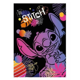Тетрадка A5 60 л малки квадратчета - STITCH Black