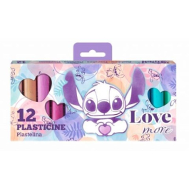 Пластилин 12 цвята Stitch Pastel