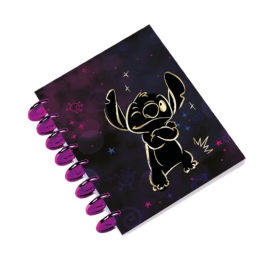 Тетрадка с пластмасова спирала А5 - Stitch GOLD - 1