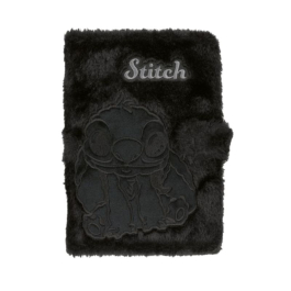 Пухкава тетрадка A5 – Stitch Fluffy BLACK