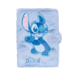 Пухкава тетрадка A5 – Stitch Fluffy BLUE
