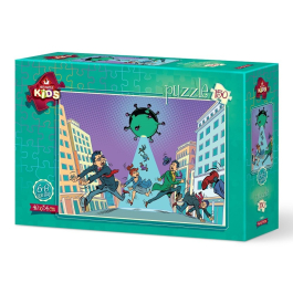 Детски пъзел Art Puzzle 150 части Вирусът атакува