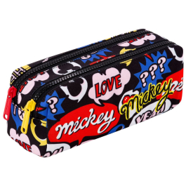 Ученически несесер  с два ципа Edge Mickey Mouse