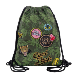 Спортна торба Coolpack SPRINT Badges G`Green
