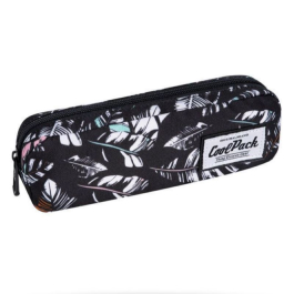 Ученически несесер с един цип COOLPACK - DECK - LIGHT NOIR