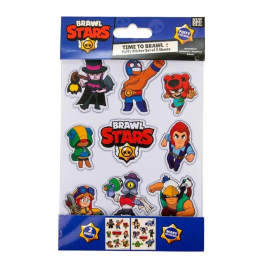 Стикери BRAWL STARS, обемни, 17 броя