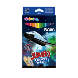 Цветни моливи Jumbo Nasa Colorino