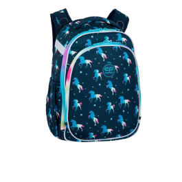 Ученическа раница Coolpack - Turtle - Blue unicorn