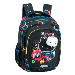 Ученическа раница Coolpack - JERRY - Hello Kitty Neon Black