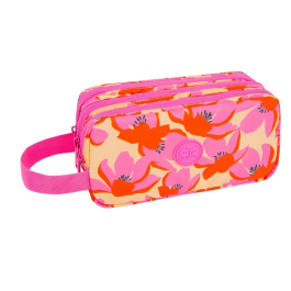 Ученически несесер с три ципа COOLPACK - PRIMUS - FLORES ROSA