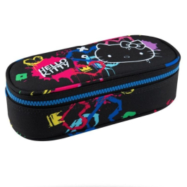 Ученически несесер Coolpack - Campus - Hello Kitty Neon Black