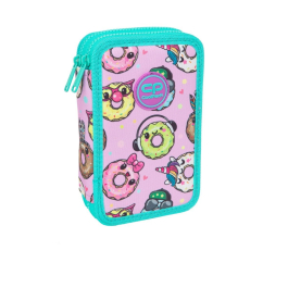 Ученически несесер с пособия COOLPACK - JUMPER 2 -  Happy donuts