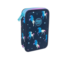 Ученически несесер с пособия COOLPACK - JUMPER 2 - Blue unicorn