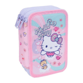 Ученически несесер с пособия Coolpack - Jumper 3 - Hello Kitty Pastel