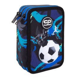 Ученически несесер с пособия Coolpack - Jumper 3 - FOOTBALL NAVY