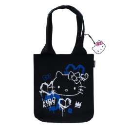 Плетена чанта за рамо - Coolpack - Hello Kitty Neon Black