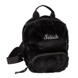 Пухкава мини раница Coolpack - Stitch Fluffy BLACK