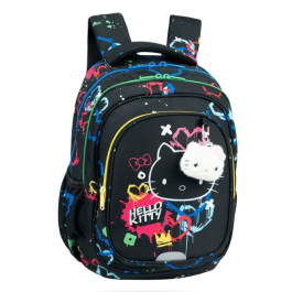 Ученическа раница Coolpack - FAST - Hello Kitty Neon Black