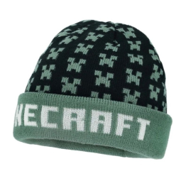Зимна шапка Minecraft Creeper Faces