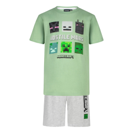 Пижама с къс ръкав Minecraft Mobs